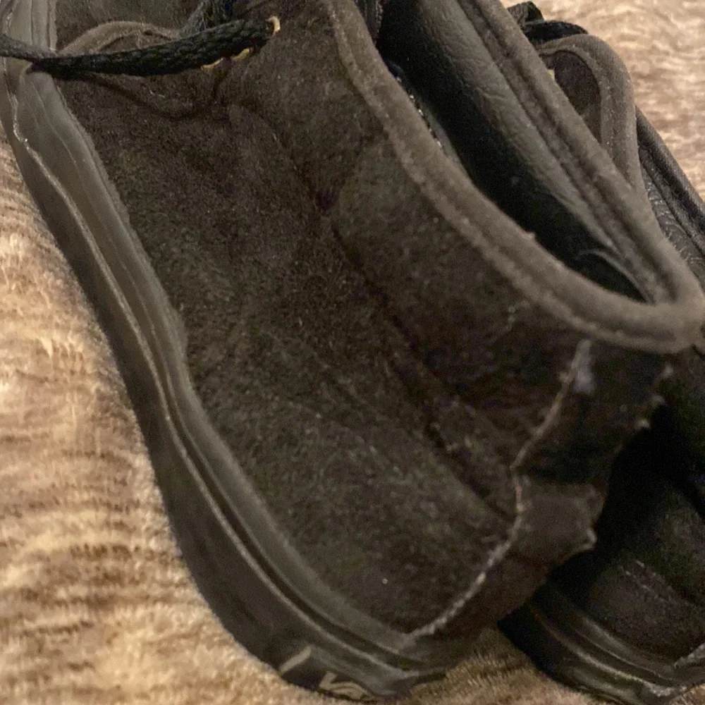 Vintage‎ Black Chukka Boot Padded Collar Suede Vans